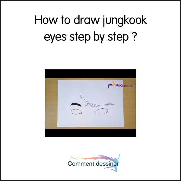How to draw jungkook eyes step by step